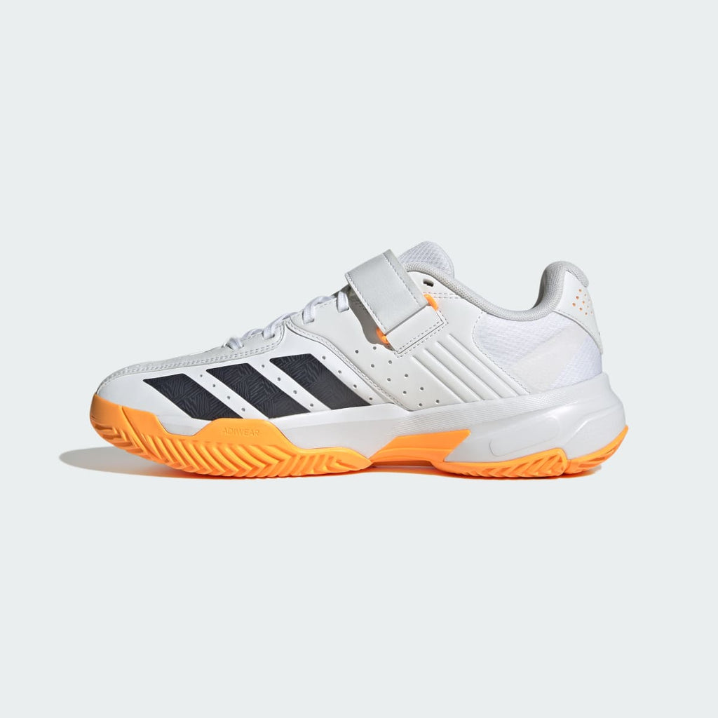 Adidas Men's 22YDS NETS Shoes - Cloud White / Aurora Onix / Lucid Tangerine - Image 6