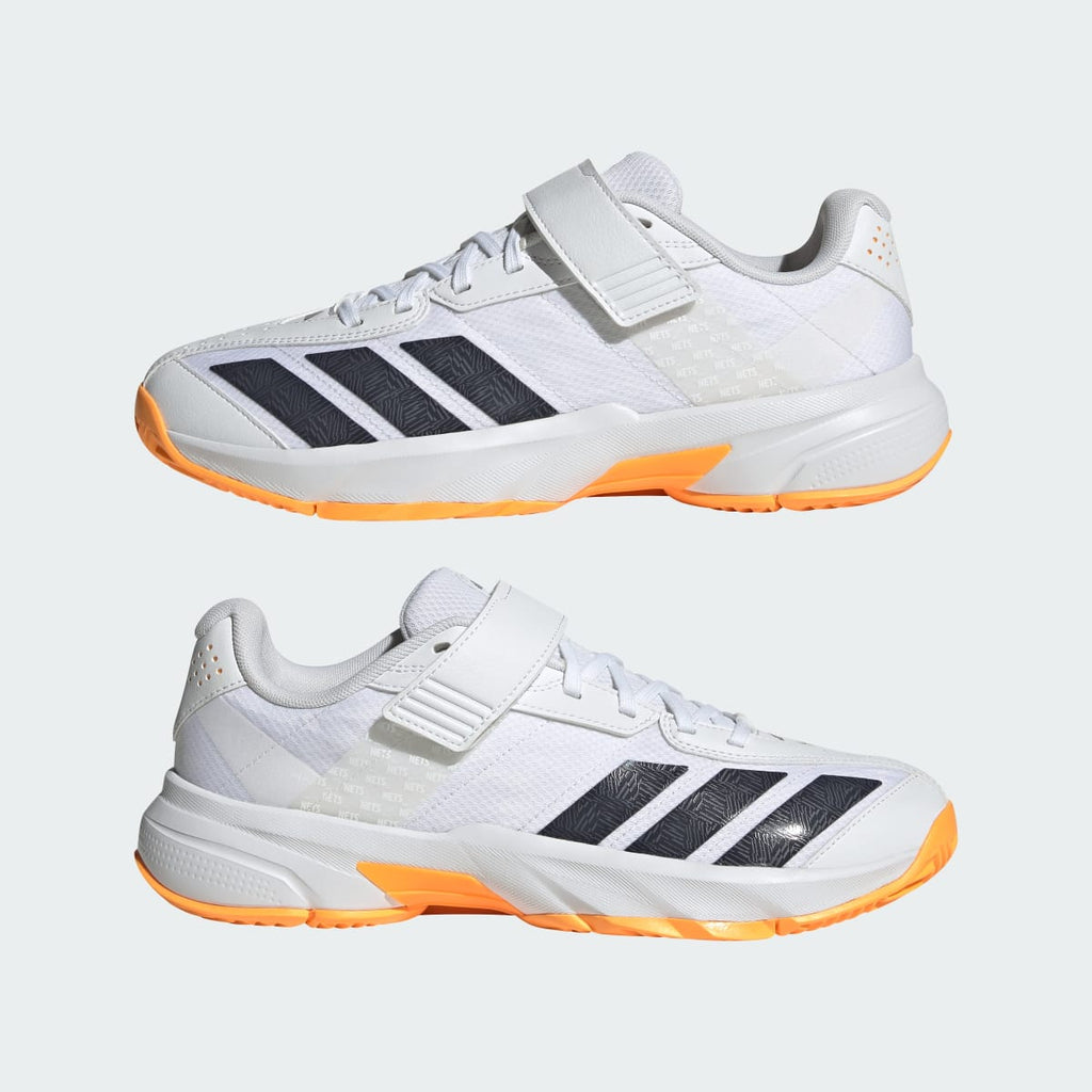 Adidas Men's 22YDS NETS Shoes - Cloud White / Aurora Onix / Lucid Tangerine - Image 7