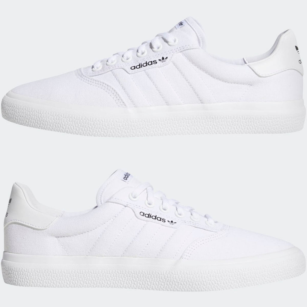 Adidas Men's 3MC Vulc Shoes - Cloud White / Cloud White / Gold Metallic - Image 9