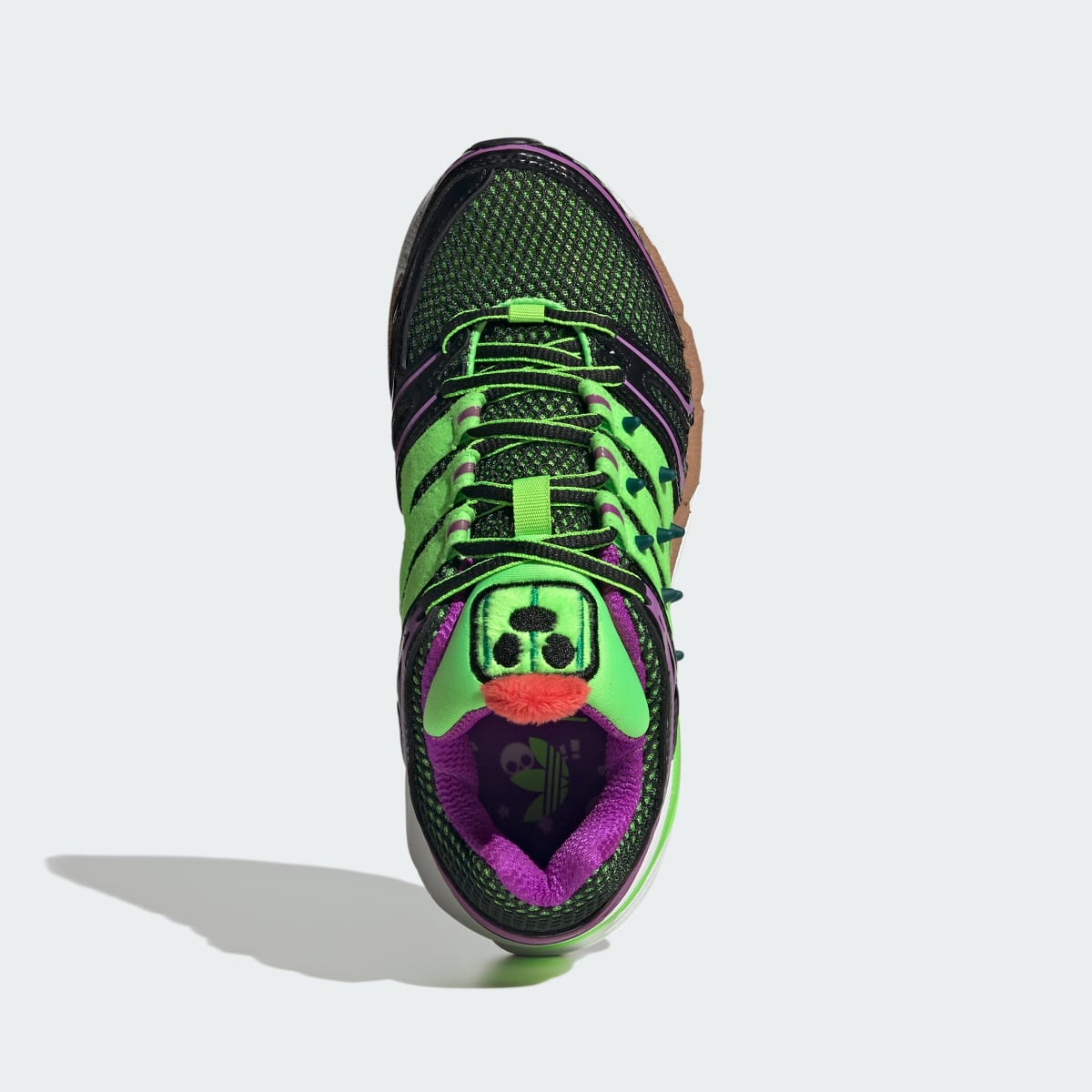 Adidas Kids' ADIDAS BRAWL STARS ADISTAR CONTROL 5 SHOES - Core Black / Solar Green / Rich Green - Image 2