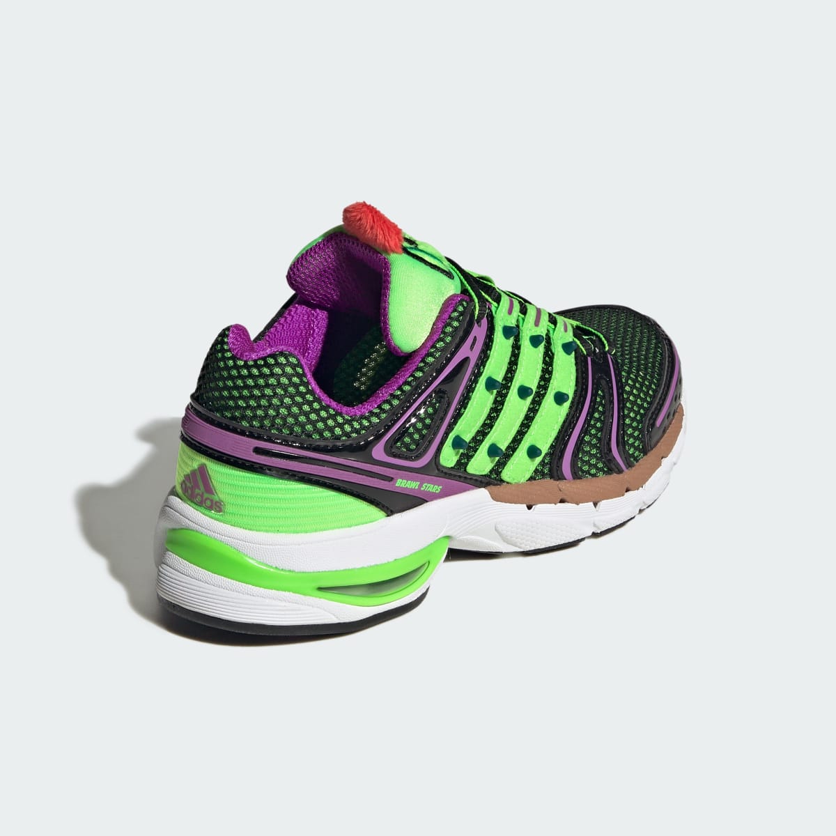 Adidas Kids' ADIDAS BRAWL STARS ADISTAR CONTROL 5 SHOES - Core Black / Solar Green / Rich Green - Image 5