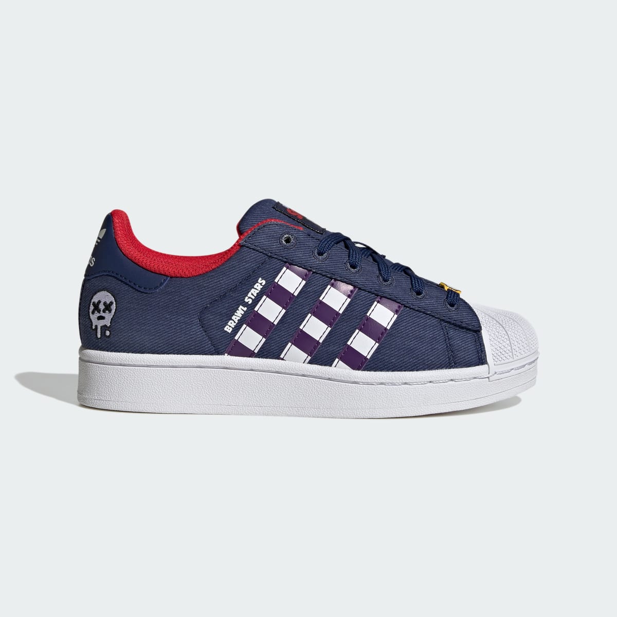 Adidas Kids' ADIDAS BRAWL STARS SUPERSTAR II SHOES - Dark Blue / Violet / Cloud White - Image 1