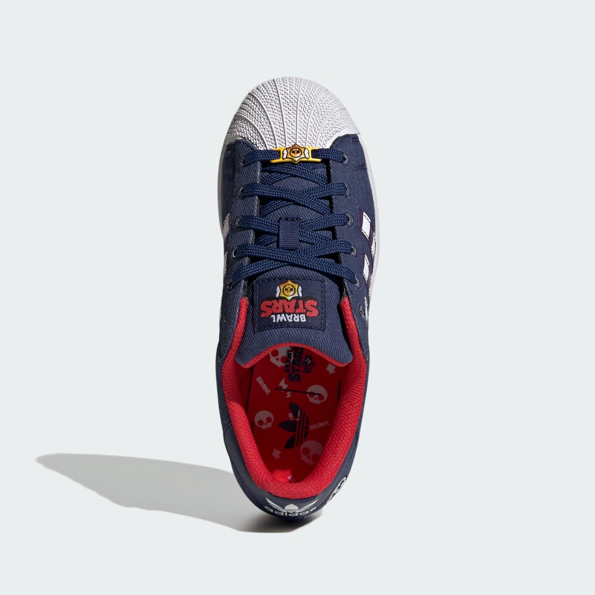 Adidas Kids' ADIDAS BRAWL STARS SUPERSTAR II SHOES - Dark Blue / Violet / Cloud White - Image 2