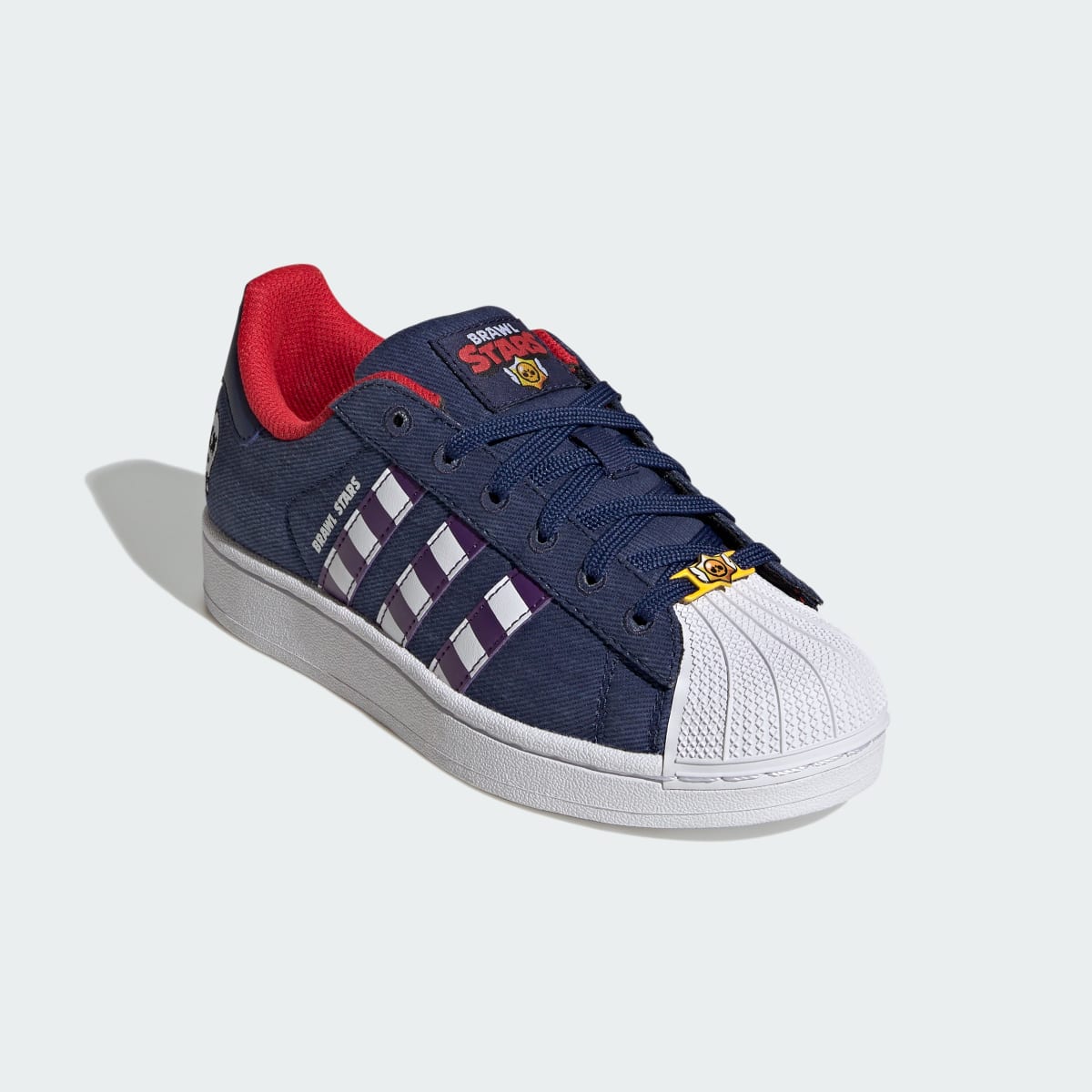 Adidas Kids' ADIDAS BRAWL STARS SUPERSTAR II SHOES - Dark Blue / Violet / Cloud White - Image 4