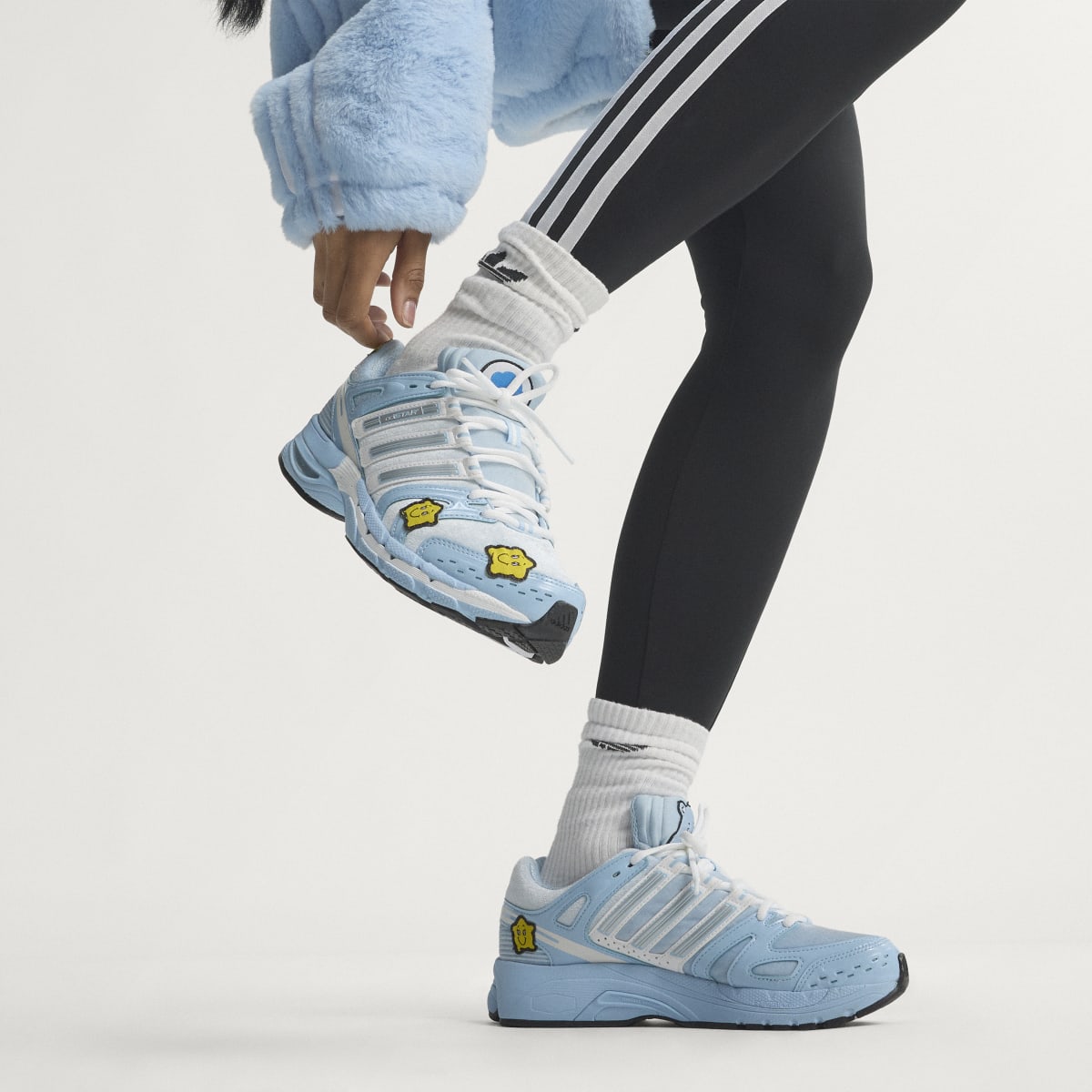 Adidas Women's ADIDAS CARE BEARS ADISTAR CONTROL 5 SHOES - Clear Sky / Cloud White / Blue Bird - Image 2
