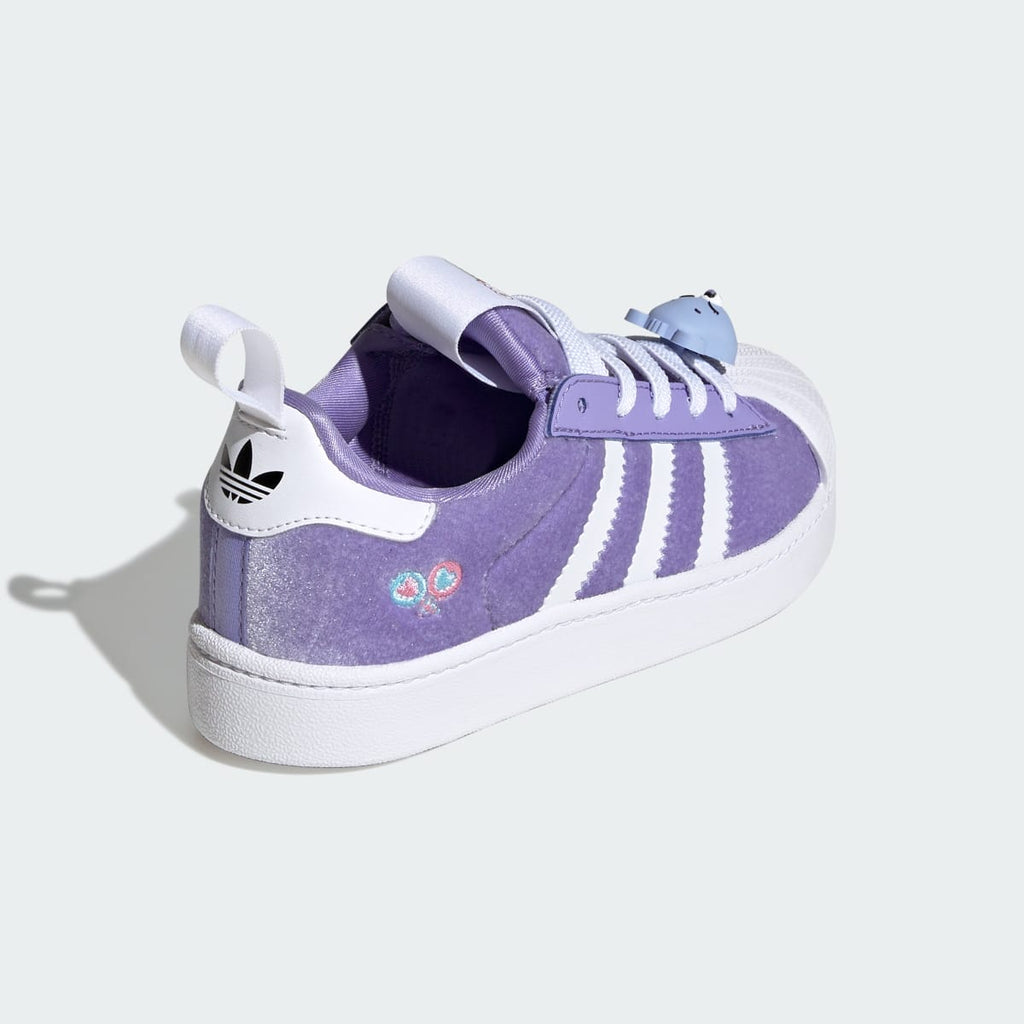Adidas Kids' ADIDAS CARE BEARS SUPERSTAR QUICKON SHOES - Light Purple / Cloud White / Core Black - Image 5