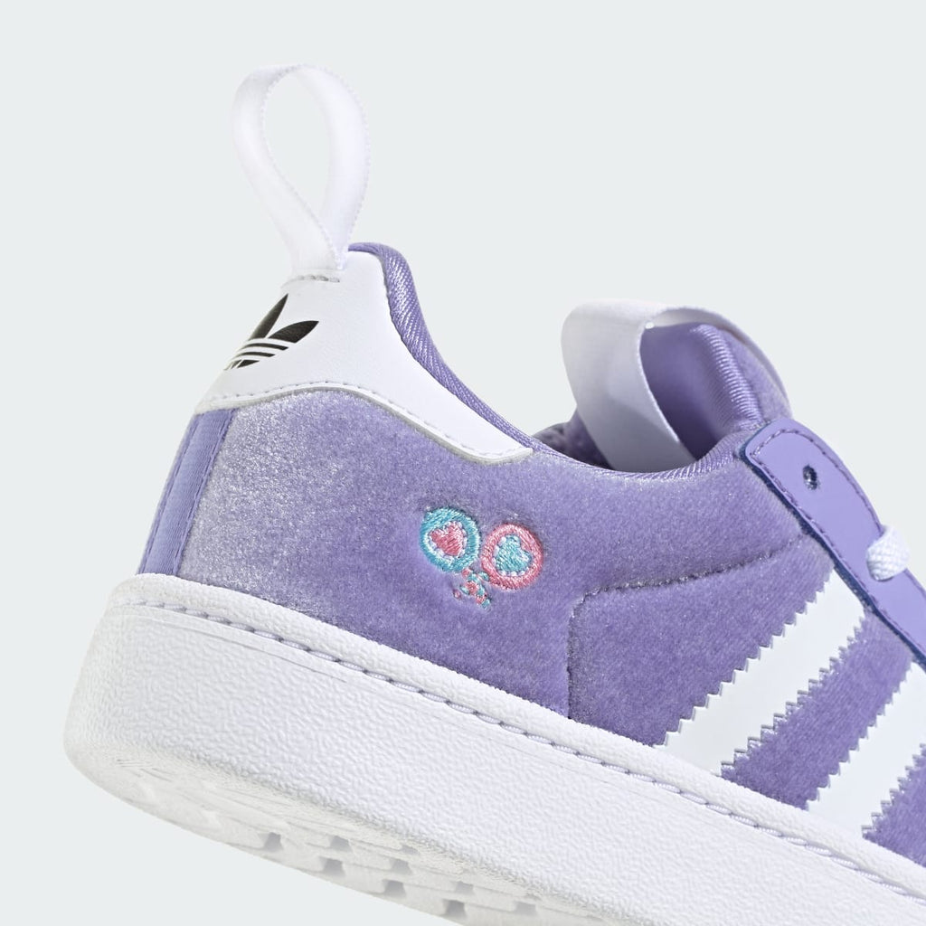 Adidas Kids' ADIDAS CARE BEARS SUPERSTAR QUICKON SHOES - Light Purple / Cloud White / Core Black - Image 9