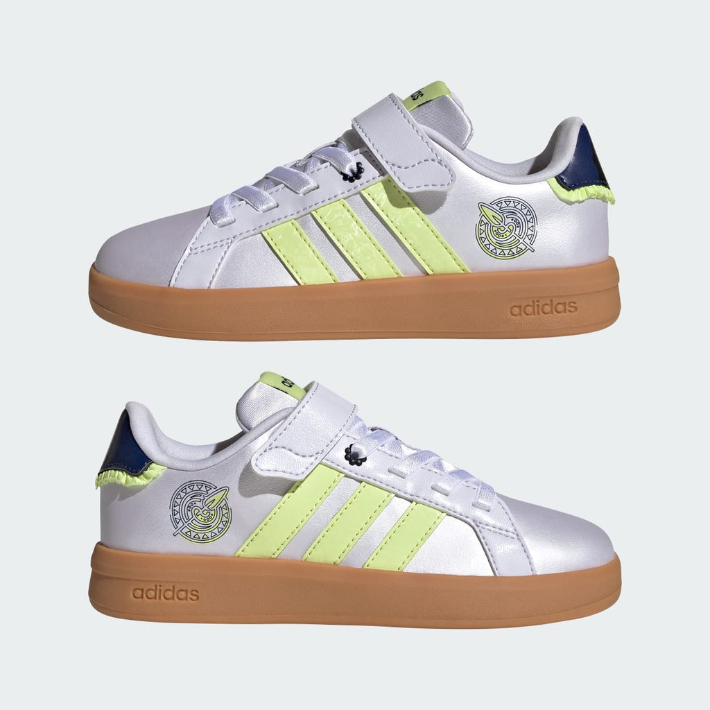 Adidas Kids' ADIDAS DISNEY GRAND COURT 3.0 SHOES CHILDREN - Frozen Purple / Semi Frozen Lemon / Gum - Image 7