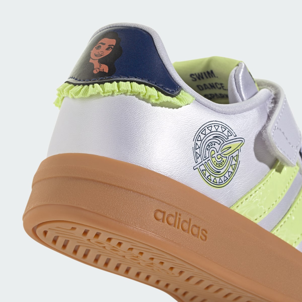 Adidas Kids' ADIDAS DISNEY GRAND COURT 3.0 SHOES CHILDREN - Frozen Purple / Semi Frozen Lemon / Gum - Image 9