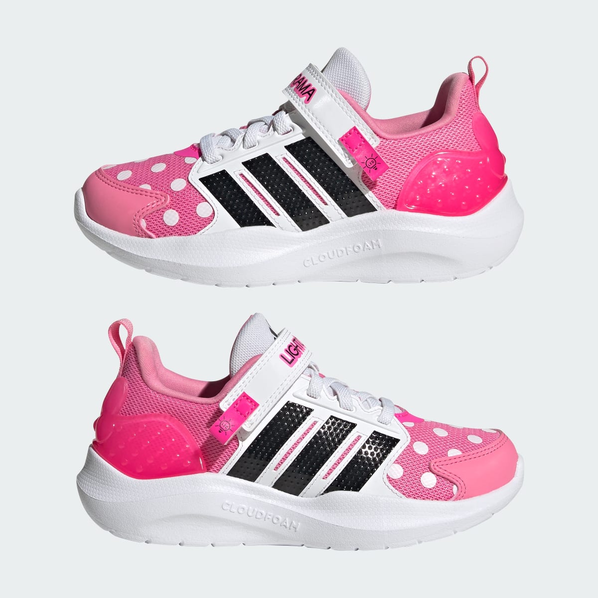 Adidas Kids' ADIDAS DISNEY LIGHTORAMA MINNIE MOUSE SHOES CHILDREN - Bliss Pink / Core Black / Lucid Pink - Image 9