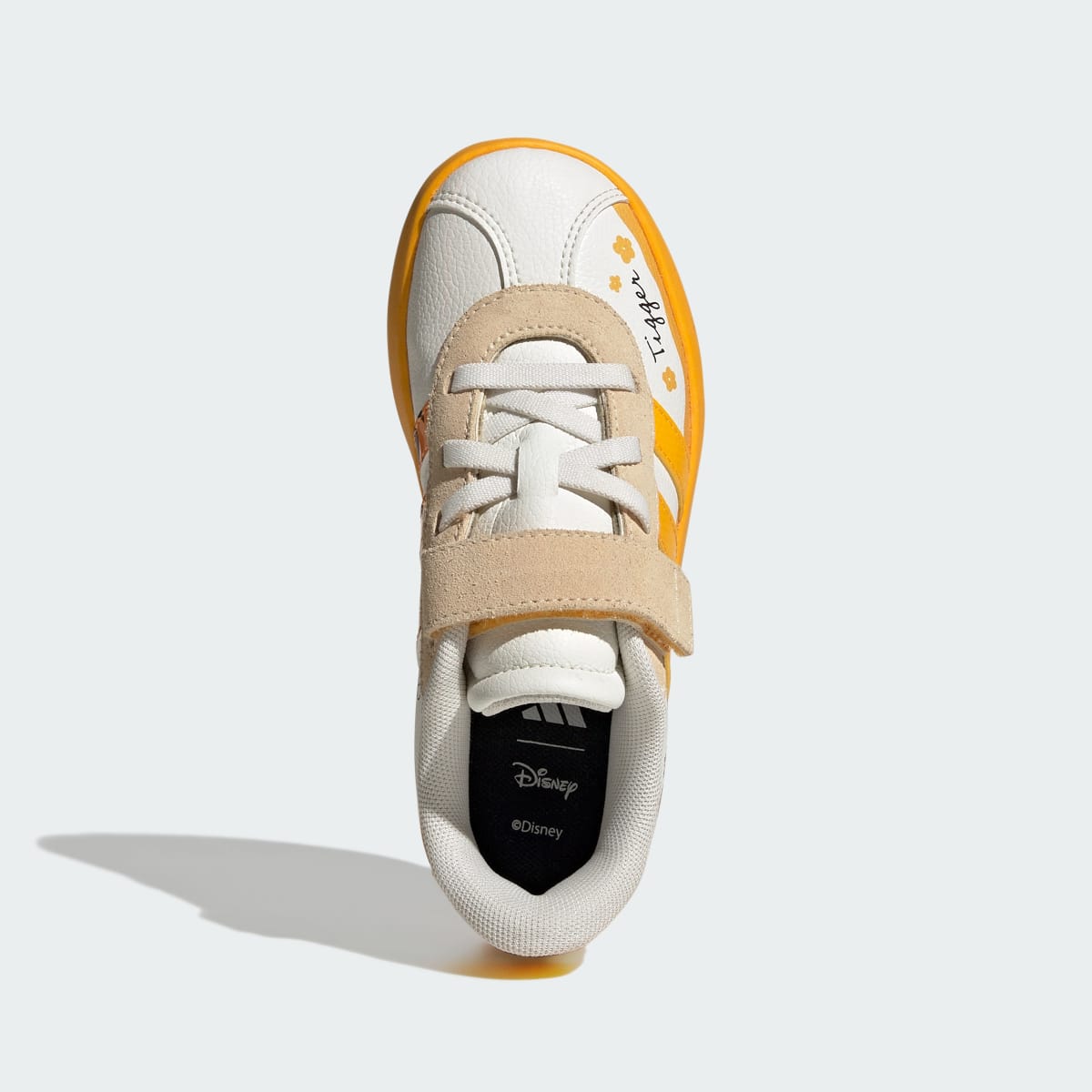 Adidas Kids' ADIDAS DISNEY VL COURT 3.0 SHOES CHILDREN - Off White / Crew Yellow / Core Black - Image 2