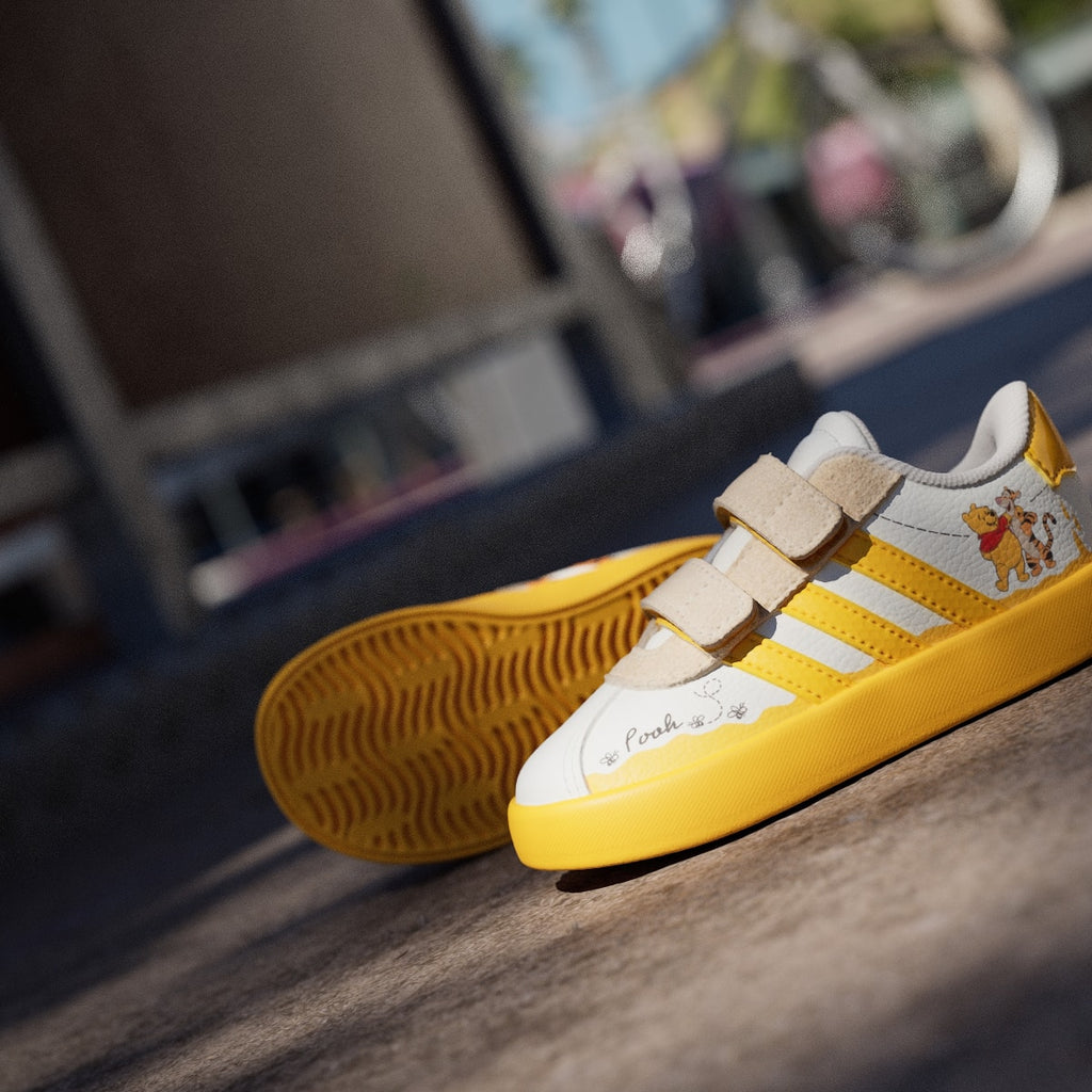 Adidas Kids' ADIDAS DISNEY VL COURT 3.0 SHOES INFANTS - Off White / Crew Yellow / Core Black - Image 10