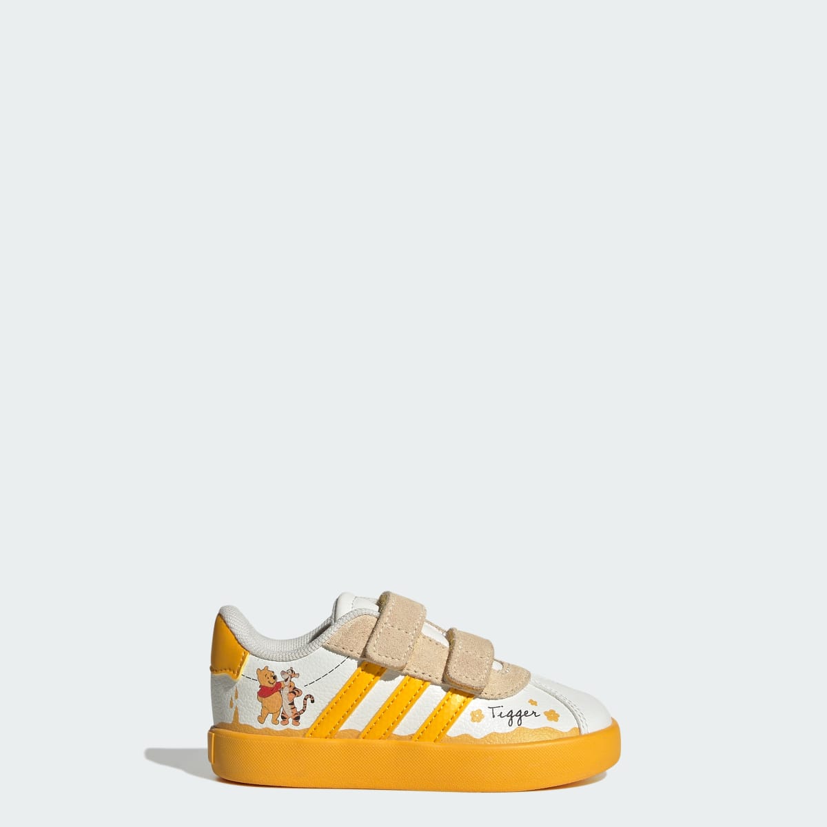 Adidas Kids' ADIDAS DISNEY VL COURT 3.0 SHOES INFANTS - Off White / Crew Yellow / Core Black - Image 1