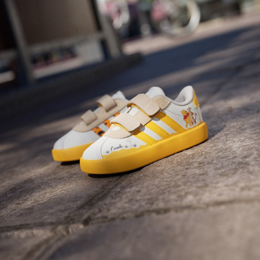 Adidas Kids' ADIDAS DISNEY VL COURT 3.0 SHOES INFANTS - Off White / Crew Yellow / Core Black - Image 8