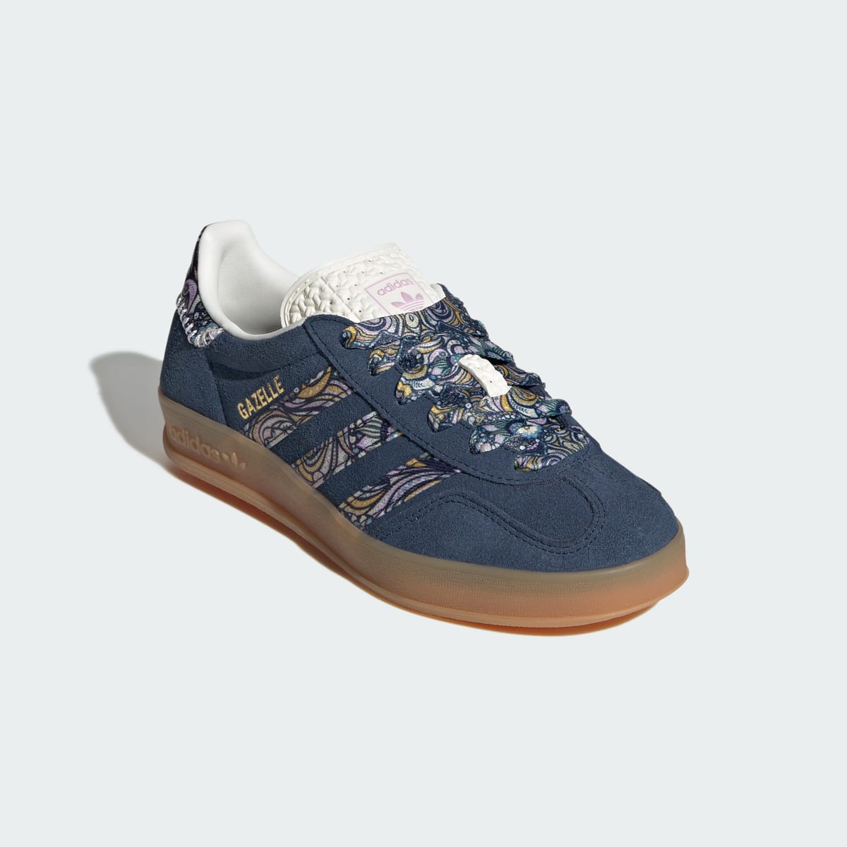 Adidas Kids' ADIDAS LIBERTY GAZELLE INDOOR SHOES - Night Indigo / Orchid Fusion / Gum - Image 4