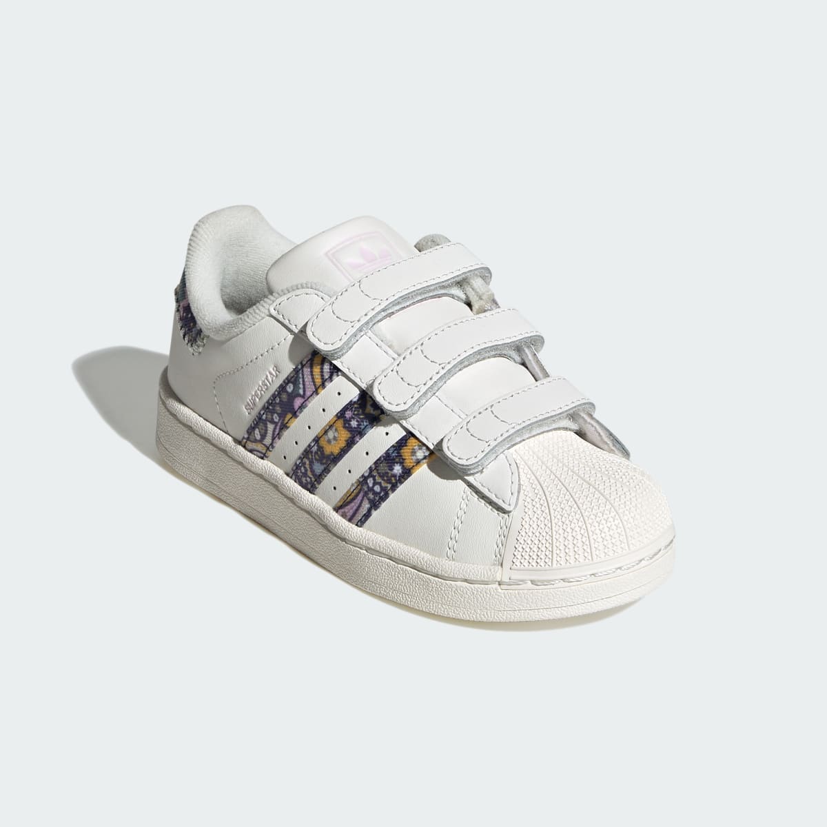 Adidas Kids' ADIDAS LIBERTY LONDON ADIDAS SUPERSTAR II COMFORT CLOSURE SHOES - Core White / Orchid Fusion / Gum - Image 5