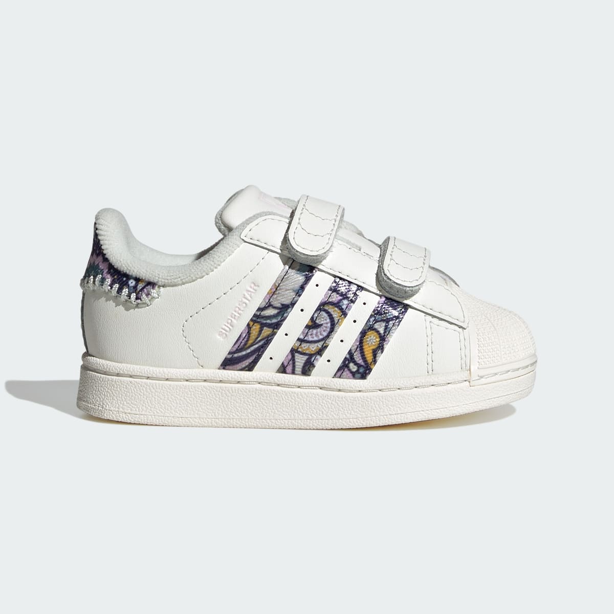 Adidas Kids' ADIDAS LIBERTY LONDON SUPERSTAR II COMFORT CLOSURE SHOES - Core White / Orchid Fusion / Gum - Image 1