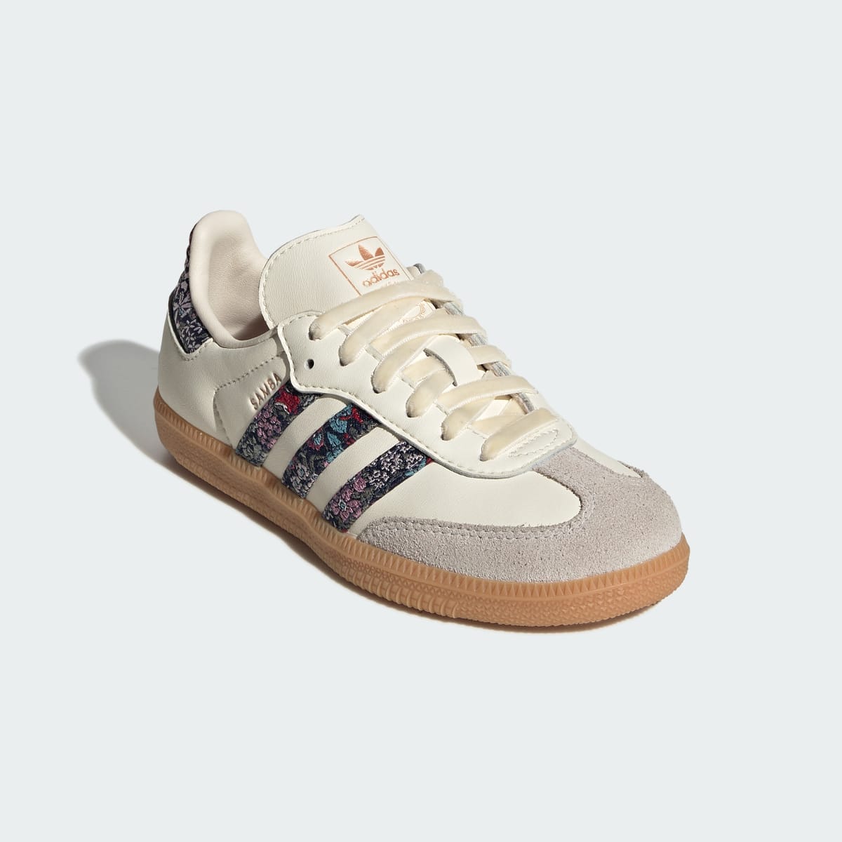 Adidas Kids' ADIDAS LIBERTY SAMBA OG LACE SHOES - Cream White / Supplier Colour / Talc - Image 4