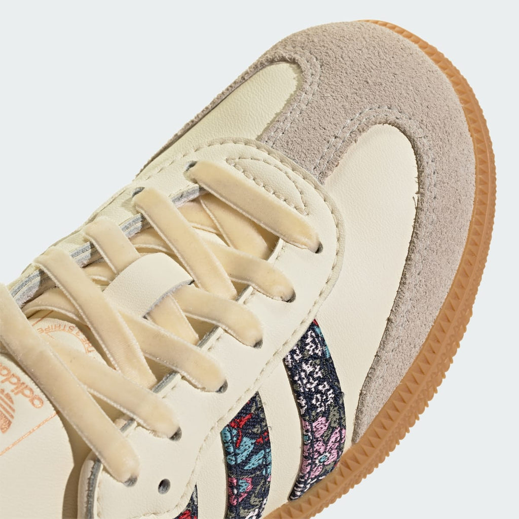 Adidas Kids' ADIDAS LIBERTY SAMBA OG LACE SHOES - Cream White / Supplier Colour / Talc - Image 8