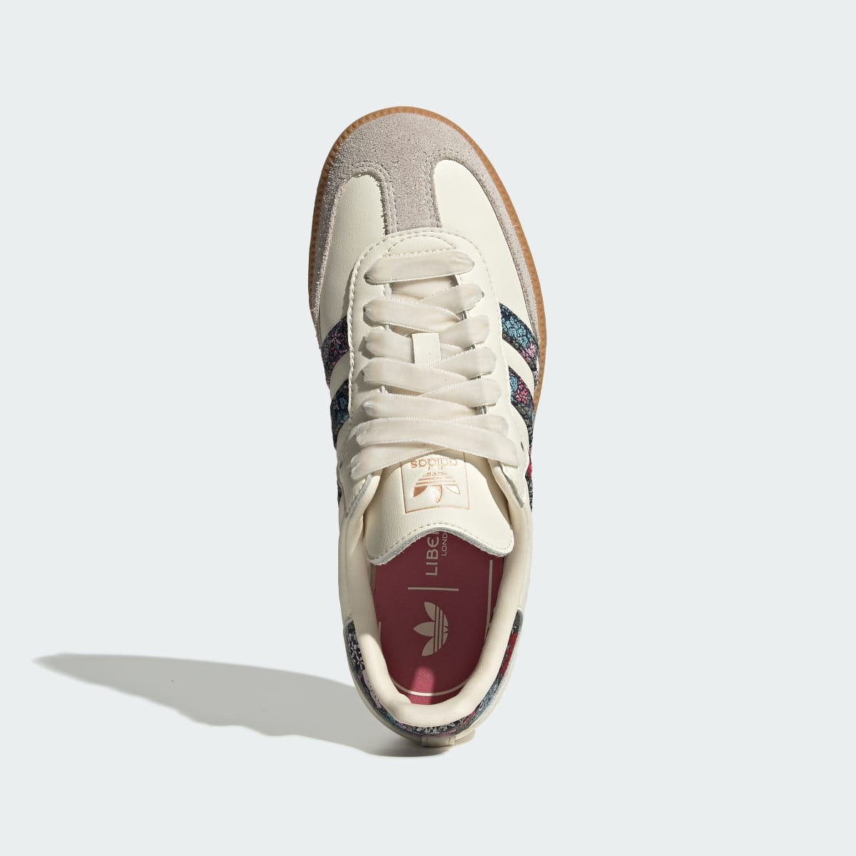 Adidas Kids' ADIDAS LIBERTY SAMBA OG SHOES - Cream White / Supplier Colour / Talc - Image 2