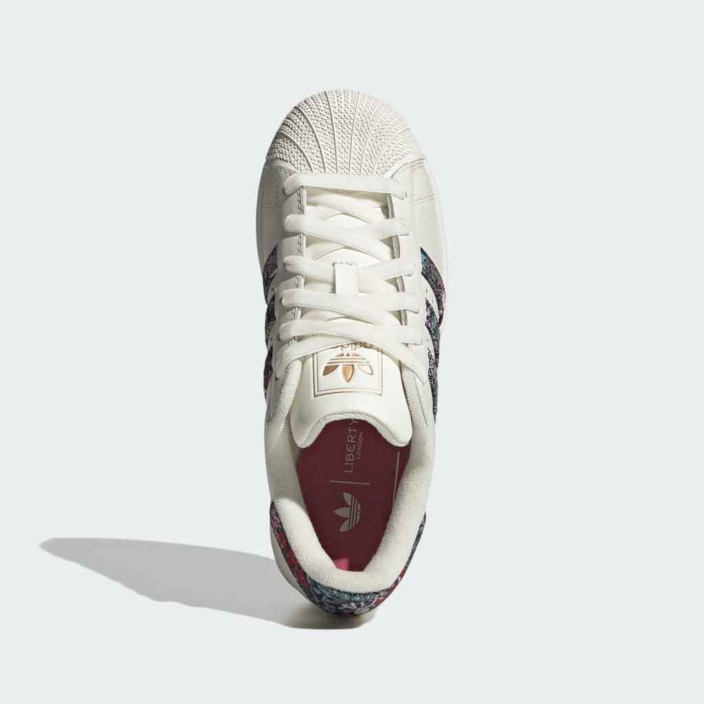 Adidas Kids' ADIDAS LIBERTY SUPERSTAR II SHOES - Off White / Dual Magenta / Gum - Image 2