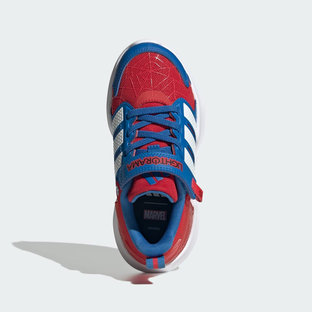 Adidas Kids' ADIDAS MARVEL LIGHTORAMA SPIDER-MAN SHOES CHILDREN - Better Scarlet / Cloud White / Bright Royal - Image 4