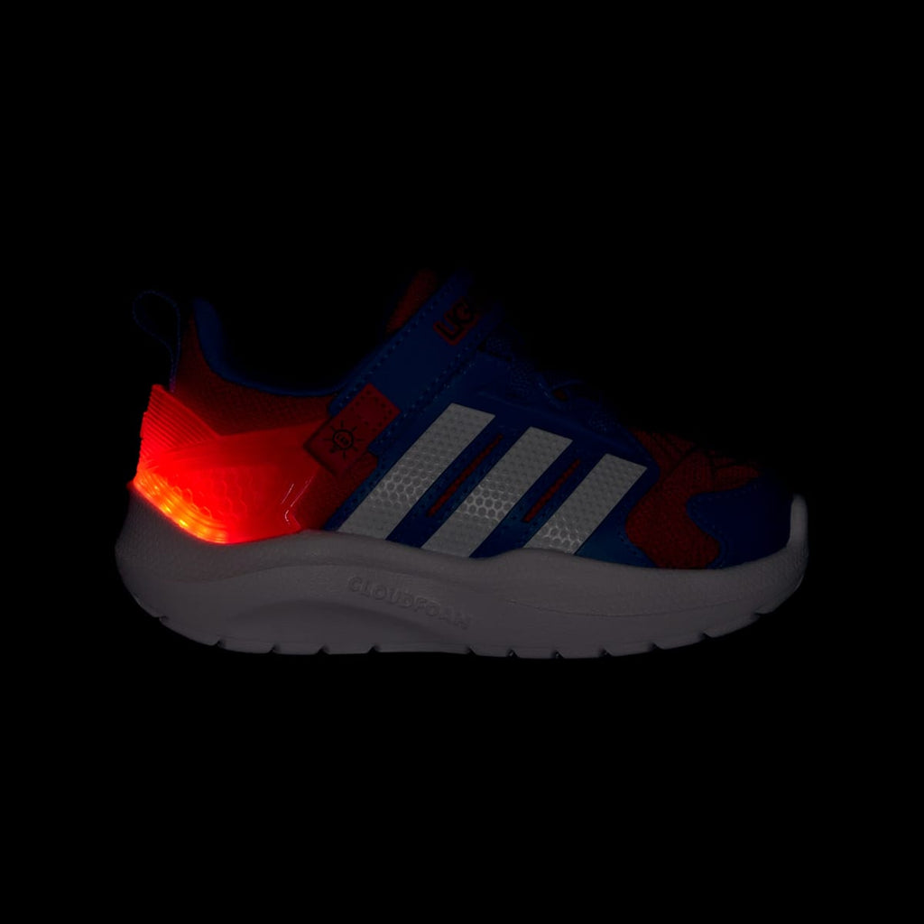 Adidas Kids' ADIDAS MARVEL LIGHTORAMA SPIDER-MAN SHOES INFANTS - Better Scarlet / Cloud White / Bright Royal - Image 3