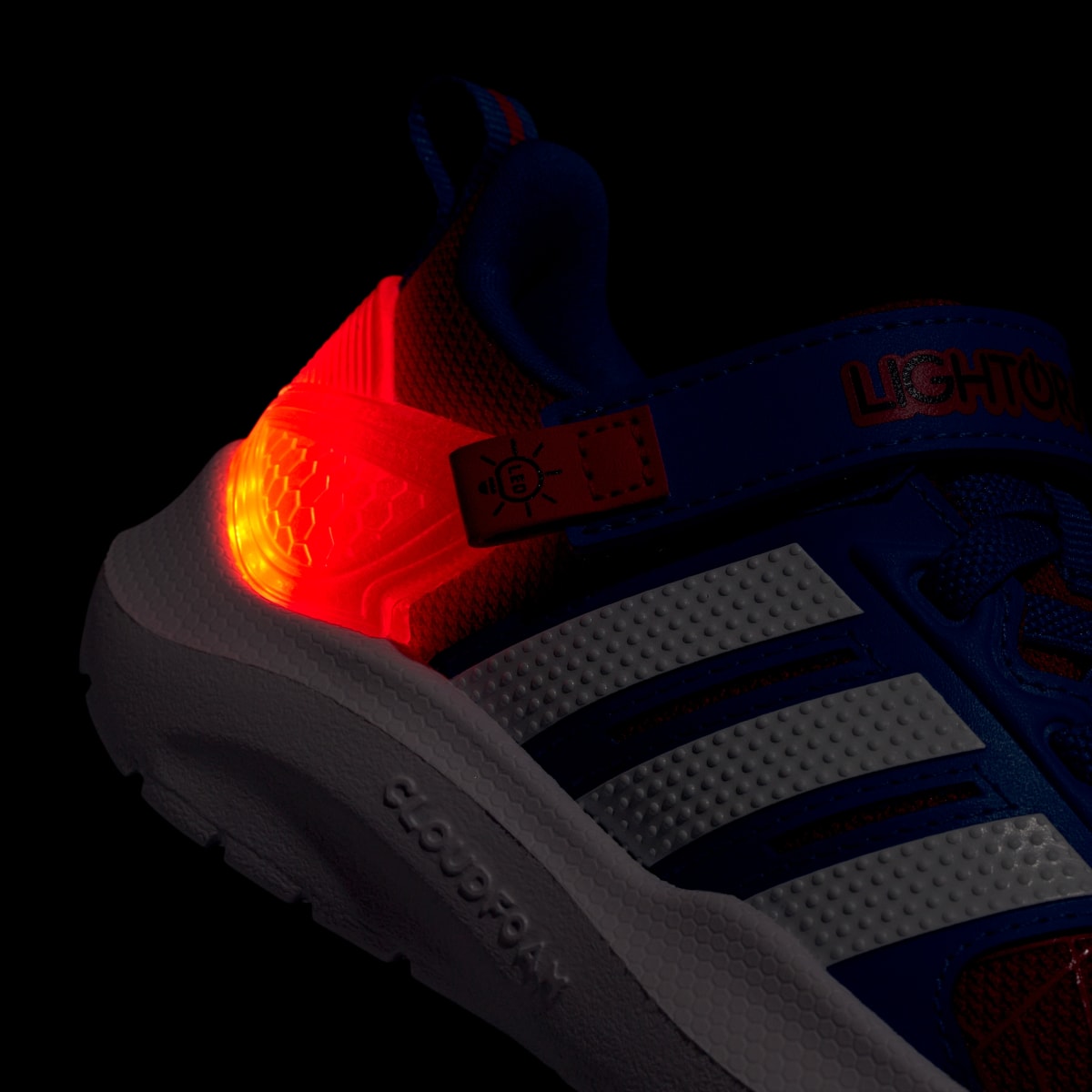 Adidas Kids' ADIDAS MARVEL LIGHTORAMA SPIDER-MAN SHOES INFANTS - Better Scarlet / Cloud White / Bright Royal - Image 11