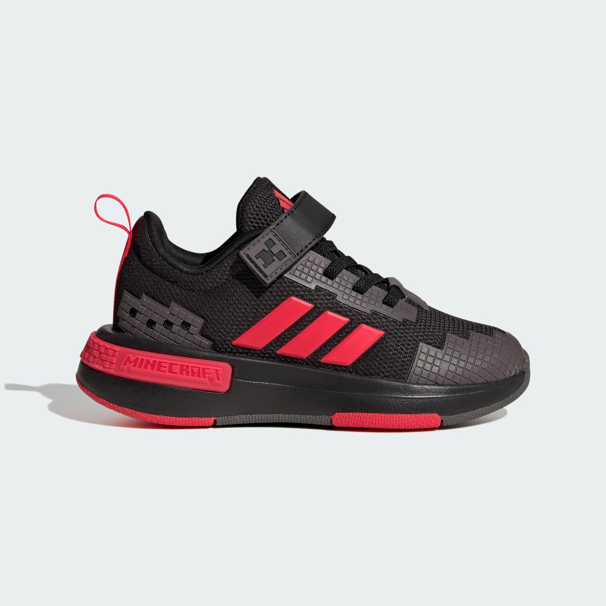 Adidas Kids' ADIDAS MINECRAFT PRO SHOES CHILDREN - Core Black / Lucid Red / Grey Strata - Image 1