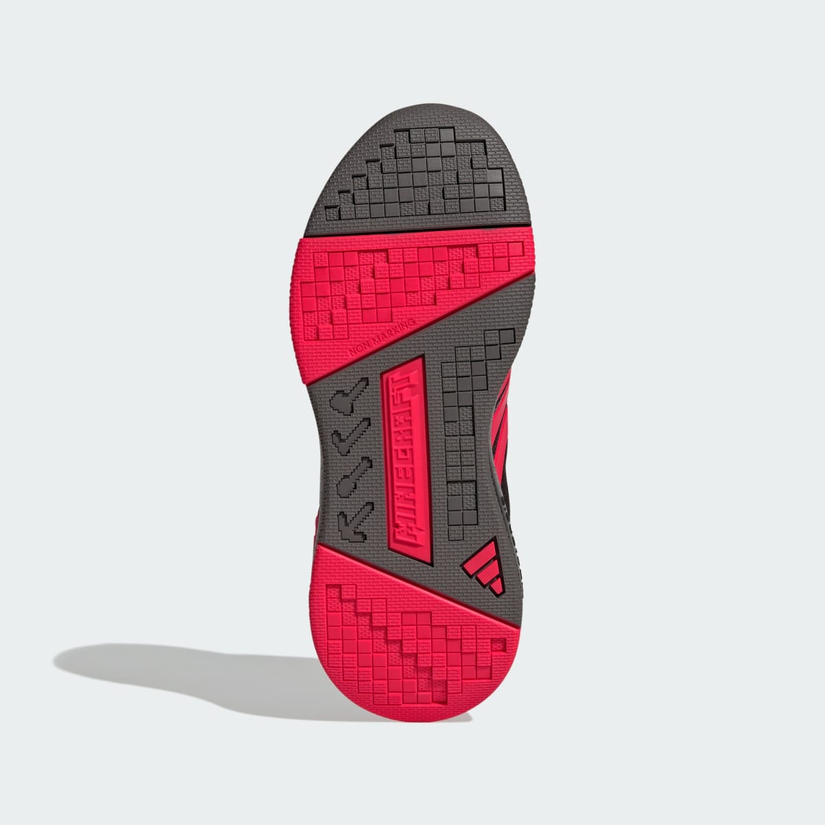 Adidas Kids' ADIDAS MINECRAFT PRO Shoes JUNIOR - Core Black / Lucid Red / Grey Strata - Image 3