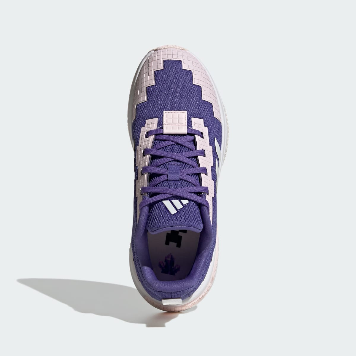 Adidas Kids' ADIDAS MINECRAFT PRO Shoes JUNIOR - Purple / Crystal White / Distilled Pink - Image 2