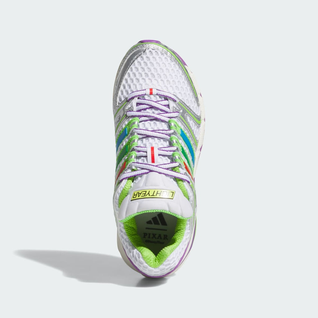 Adidas Kids' ADIDAS PIXAR TOY STORY ADISTAR CONTROL 5 SHOES JUNIOR - Cloud White / Solar Slime / Silver Metallic - Image 3