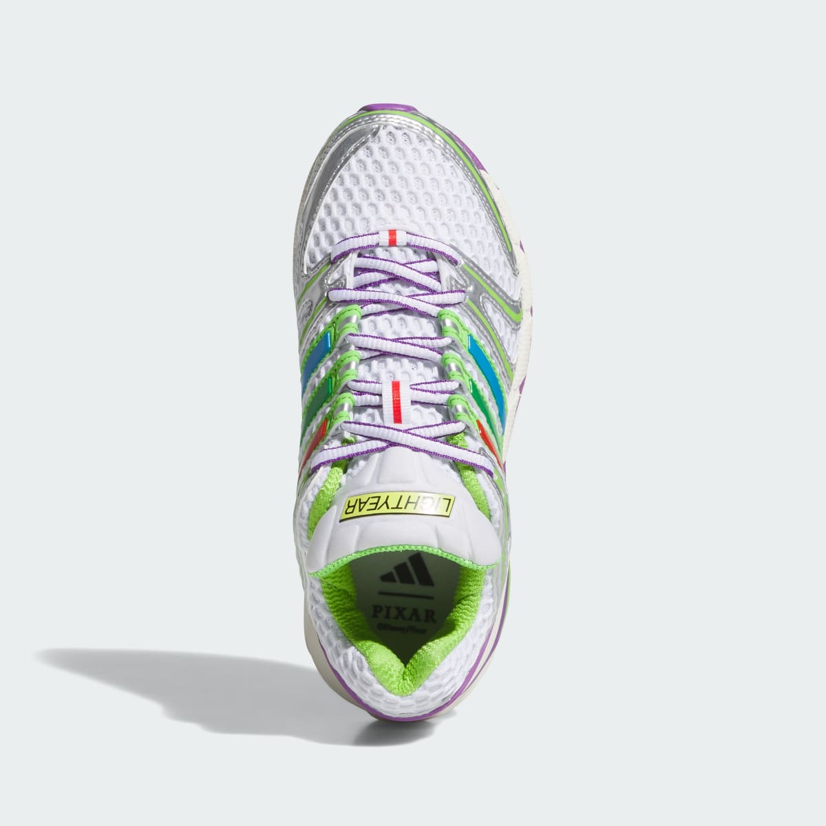 Adidas Kids' ADIDAS PIXAR TOY STORY ADISTAR CONTROL 5 SHOES JUNIOR - Cloud White / Solar Slime / Silver Metallic - Image 3