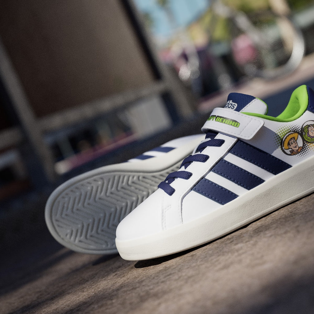 Adidas Kids' ADIDAS PIXAR TOY STORY GRAND COURT SHOES KIDS - Cloud White / Dark Blue / Off White - Image 10