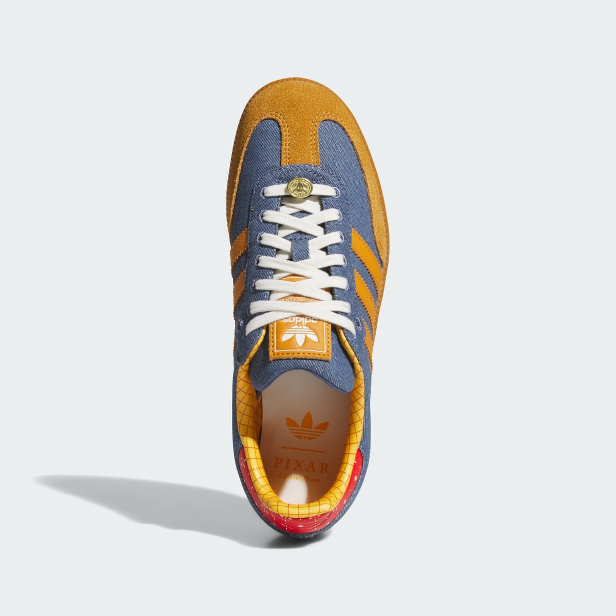 Adidas Men's ADIDAS PIXAR TOY STORY SAMBA OG SHOES - Crew Blue / Crew Yellow / Off White - Image 2