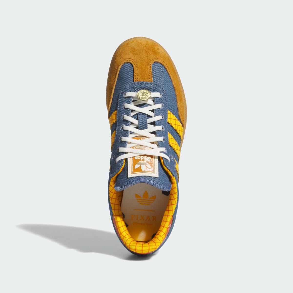 Adidas Kids' ADIDAS PIXAR TOY STORY SAMBA OG SHOES JUNIOR - Crew Blue / Crew Yellow / Off White - Image 2