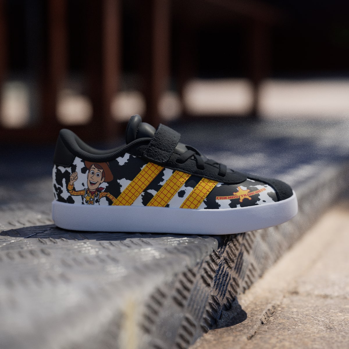 Adidas Kids' ADIDAS PIXAR TOY STORY VL COURT 3.0 SHOES CHILDREN - Cloud White / Cloud White / Core Black - Image 3