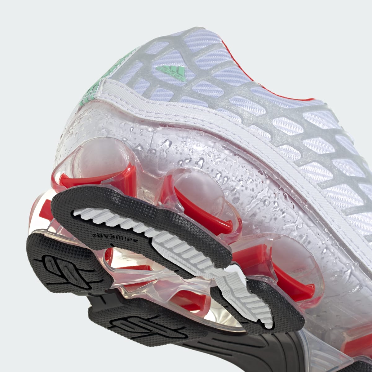 Adidas Men's ADIDAS X COCA-COLA MEGARIDE F50 SHOES - Cloud White / Ice Green / Silver Metallic - Image 9