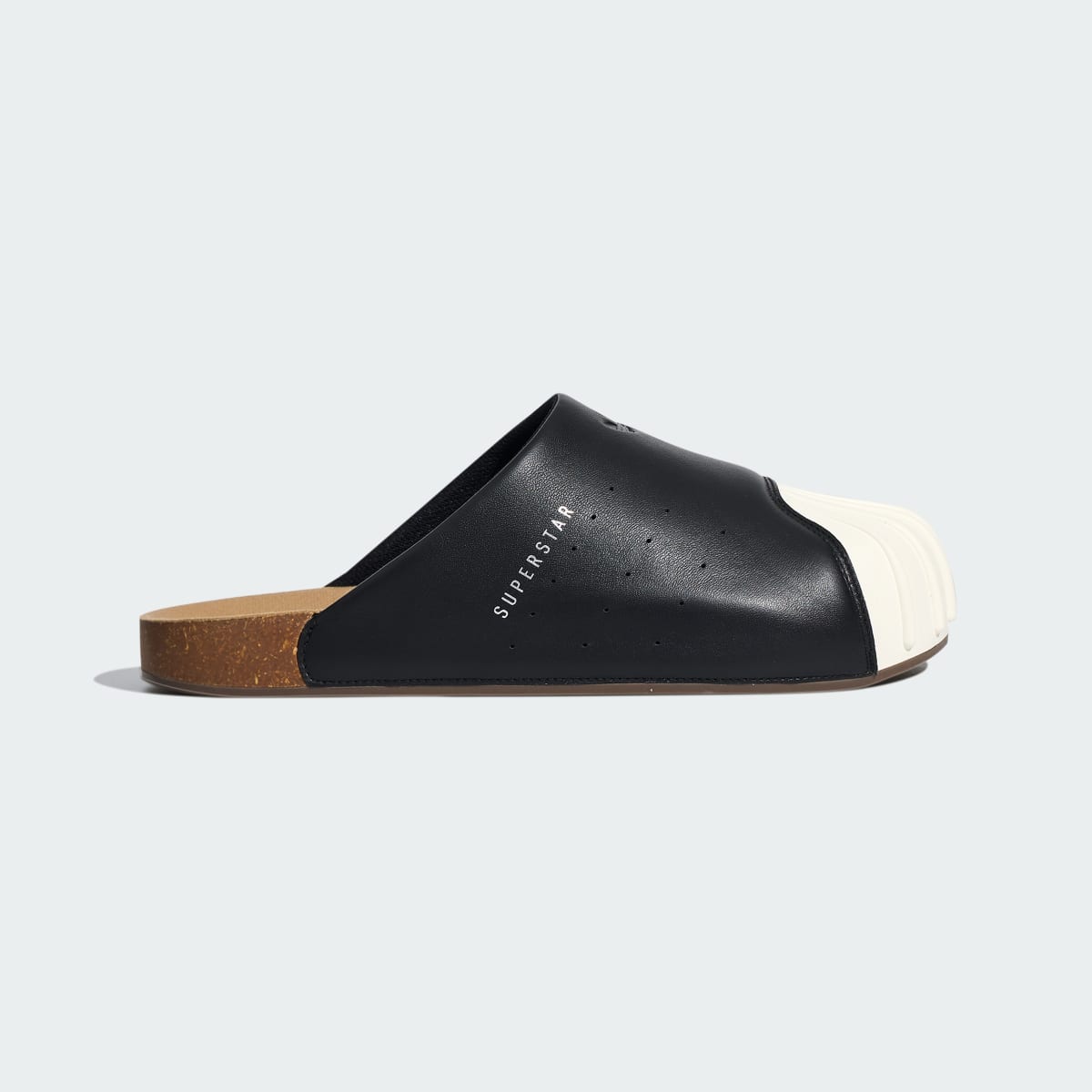 Adidas Men's ADIMULE SUPERSTAR - Core Black / Core Black / Off White - Image 1