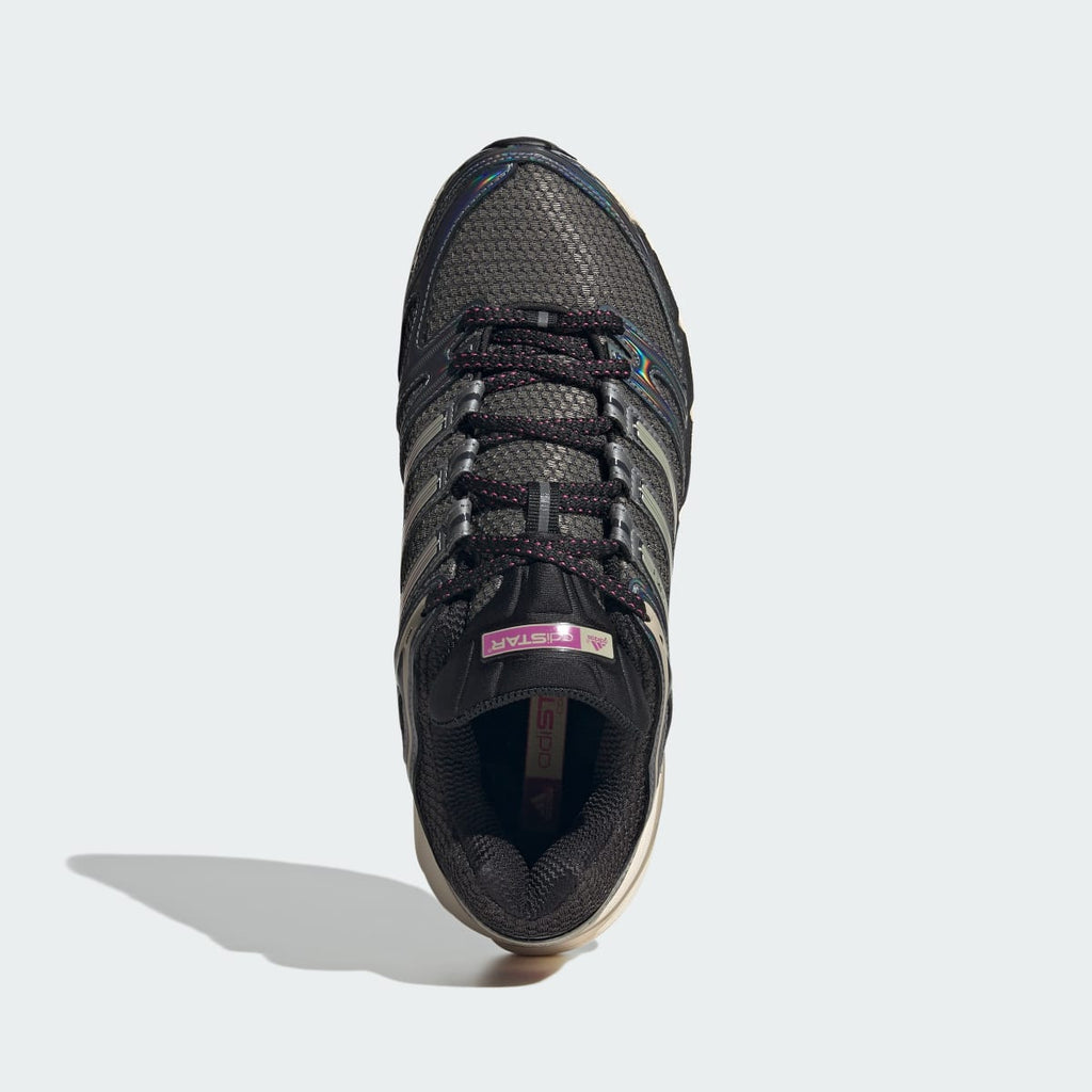 Adidas Men's ADISTAR CONTROL 5 SHOES - Core Black / Khaki Three / Semi Lucid Fuchsia - Image 2