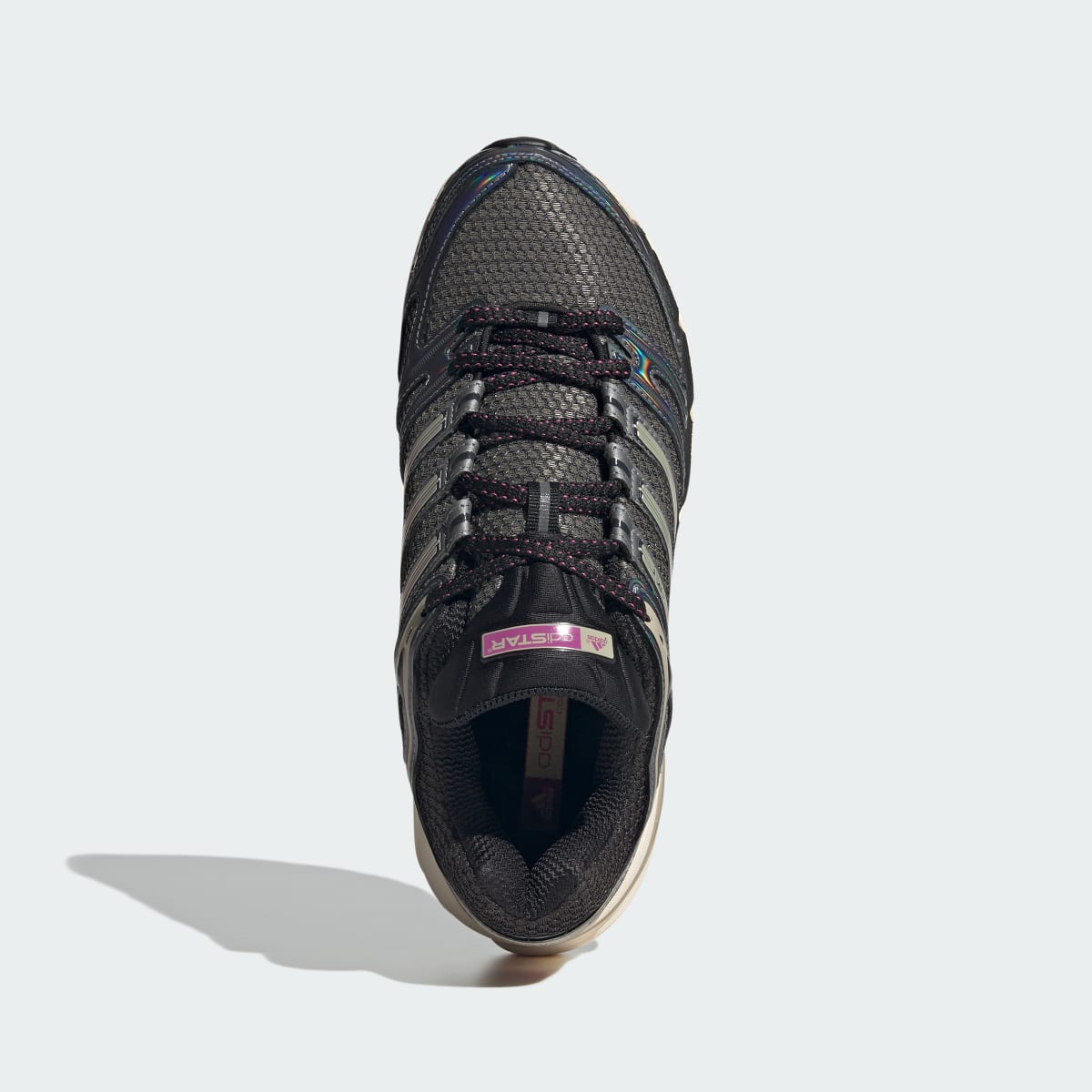 Adidas Men's ADISTAR CONTROL 5 SHOES - Core Black / Khaki Three / Semi Lucid Fuchsia - Image 2