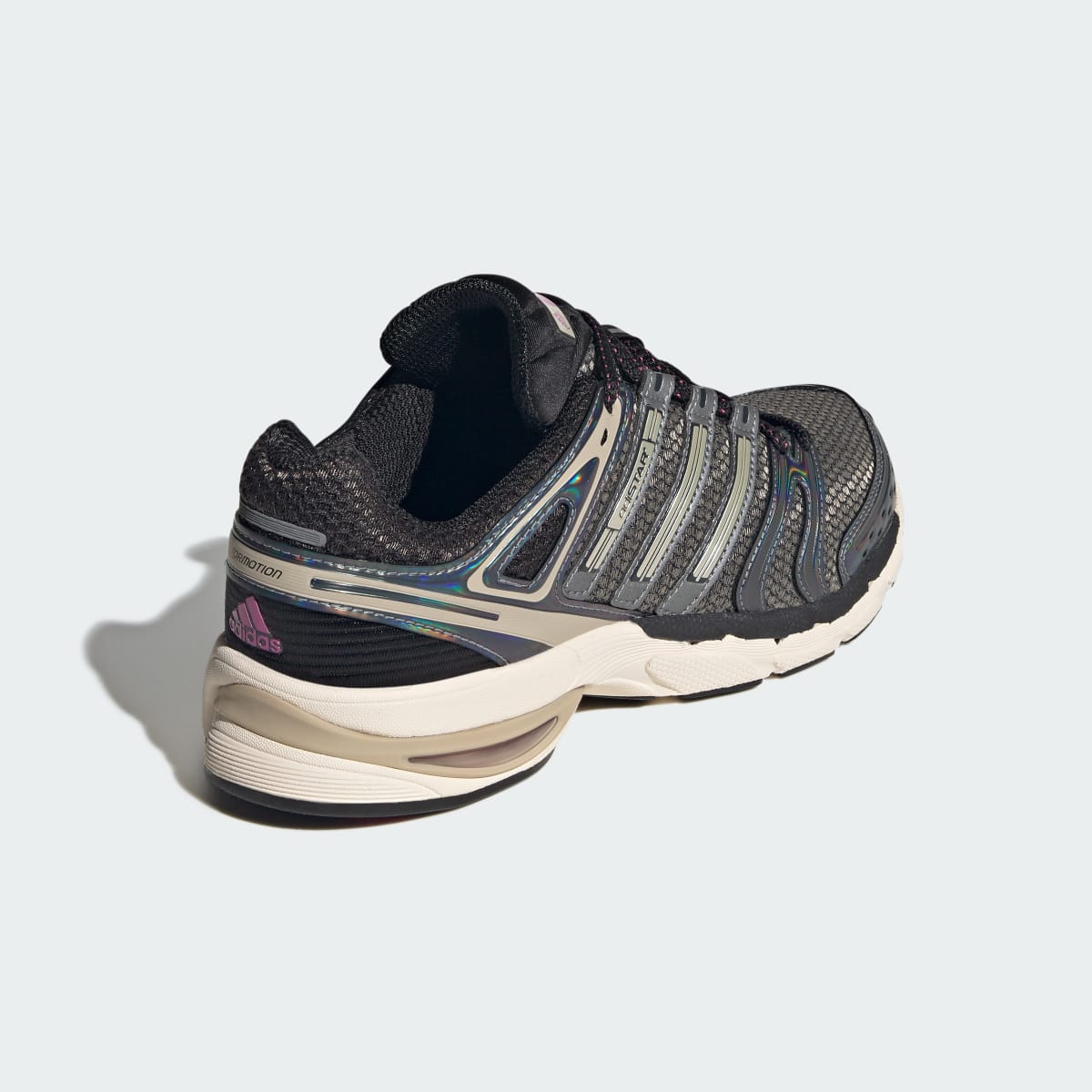 Adidas Men's ADISTAR CONTROL 5 SHOES - Core Black / Khaki Three / Semi Lucid Fuchsia - Image 5