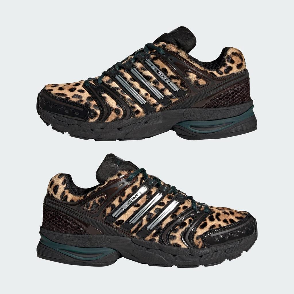 Adidas Women's ADISTAR CONTROL 5 SHOES - Aurora Ivy / Core Black / Silver Metallic - Image 7