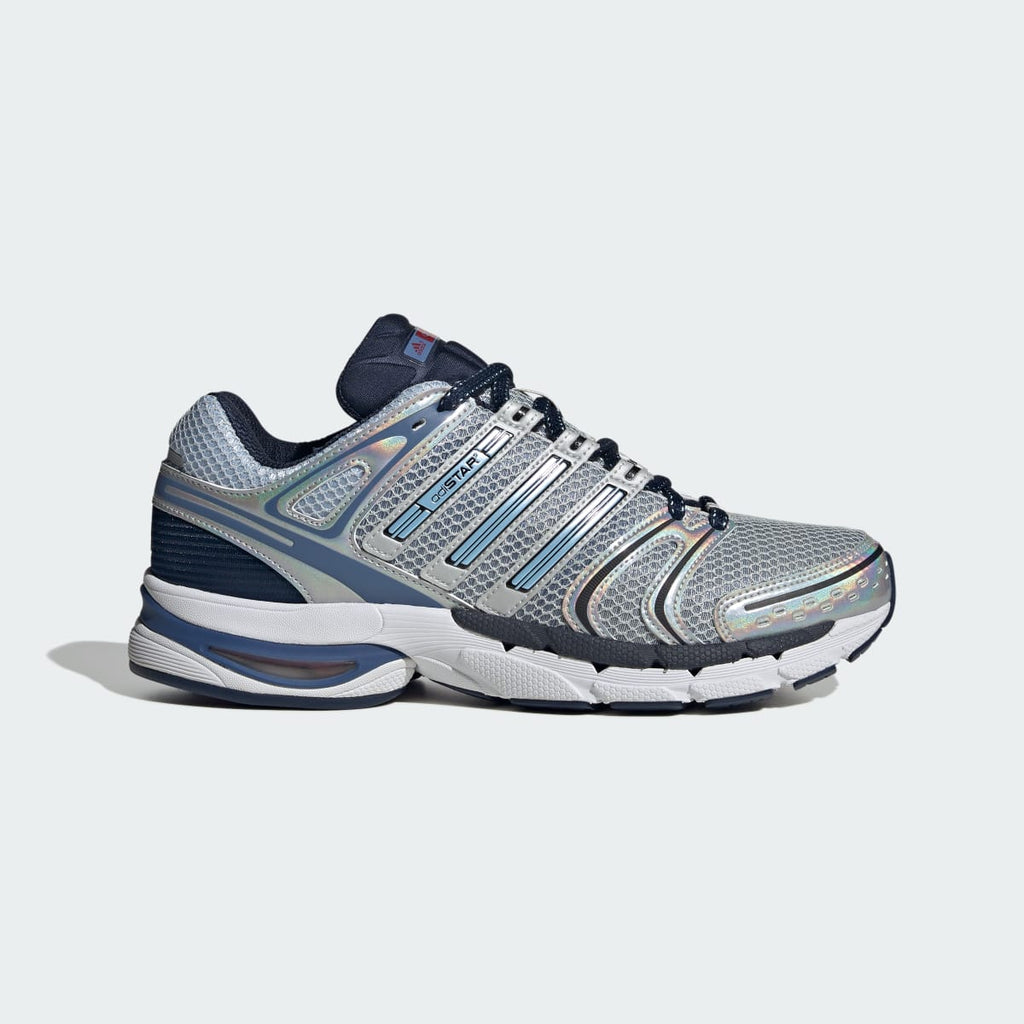 Adidas Men's ADISTAR CONTROL 5 SHOES - Grey One / Clear Sky / Equipment Red - Image 1
