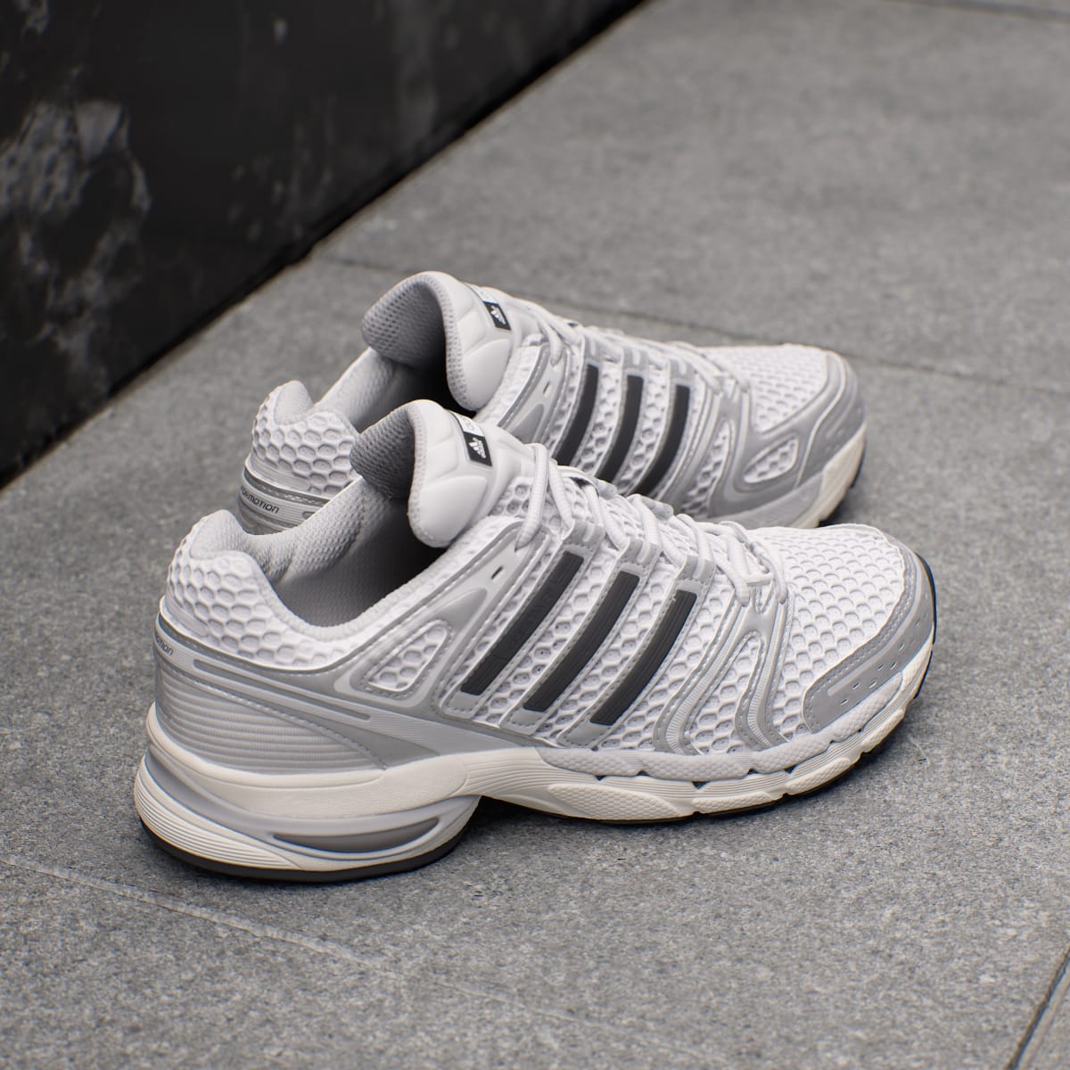 Adidas Men's ADISTAR CONTROL 5 SHOES - Silver Metallic / Grey One / Core Black - Image 6