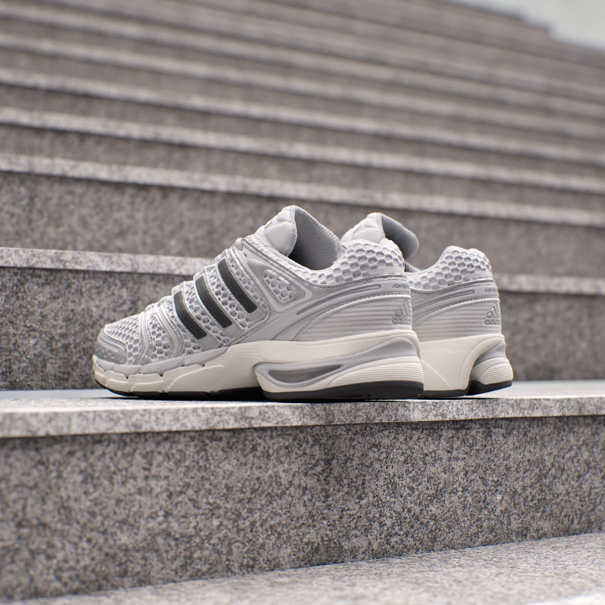 Adidas Men's ADISTAR CONTROL 5 SHOES - Silver Metallic / Grey One / Core Black - Image 8