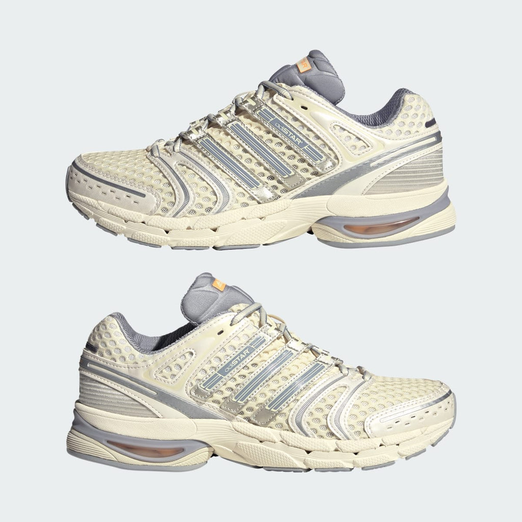 Adidas Women's ADISTAR CONTROL 5 SHOES - Cloud White / Halo Silver / Acid Orange - Image 7