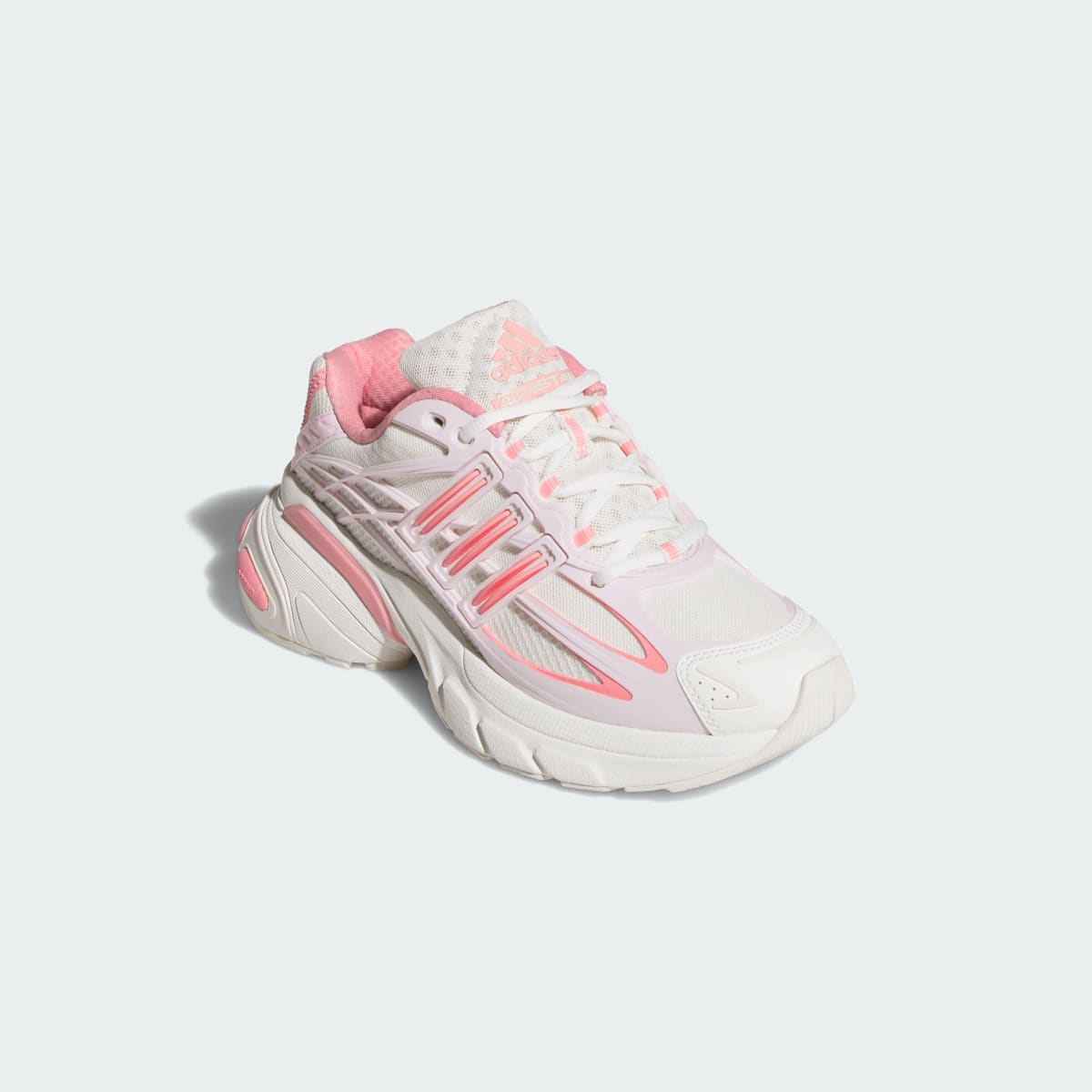 Adidas Women's ADISTAR CUSHION XLG 2.0 SHOES - Core White / Distilled Pink / Haze Coral - Image 4