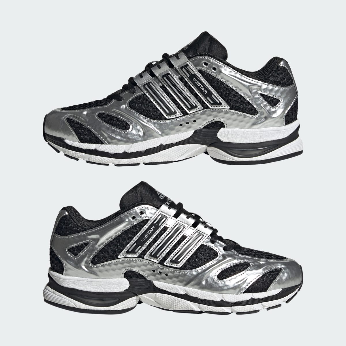 Adidas Women's ADISTAR MLD SHOES - Core Black / Silver Metallic / Cloud White - Image 7