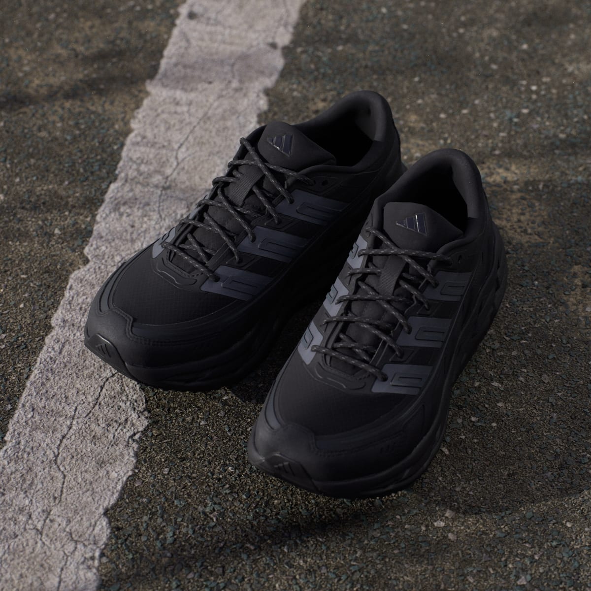 Adidas Men's ADISTAR SPW SHOES - Core Black / Grey Six / Night Grey - Image 5